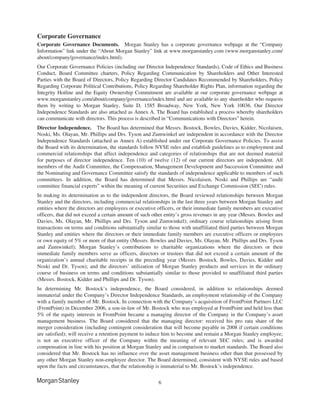 morgan stanley Proxy Statements