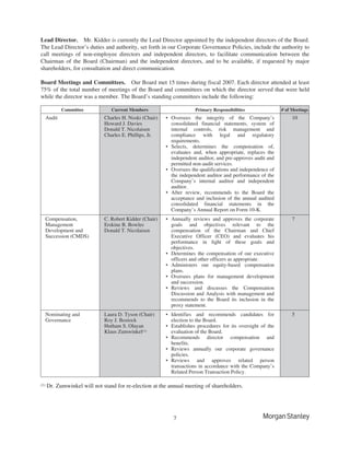 morgan stanley Proxy Statements