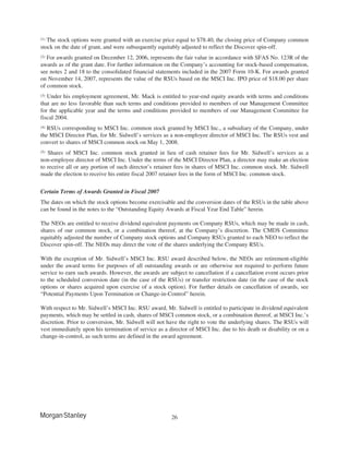 morgan stanley Proxy Statements