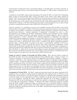 morgan stanley Proxy Statements