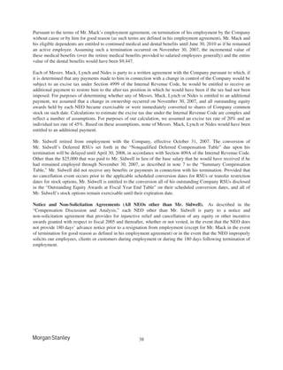 morgan stanley Proxy Statements