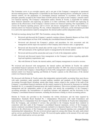 morgan stanley Proxy Statements