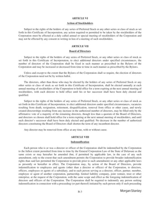 morgan stanley Proxy Statements