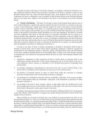 morgan stanley Proxy Statements