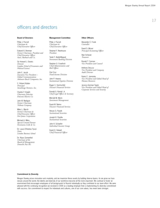 morgan stanley  Annual Reports 2004 