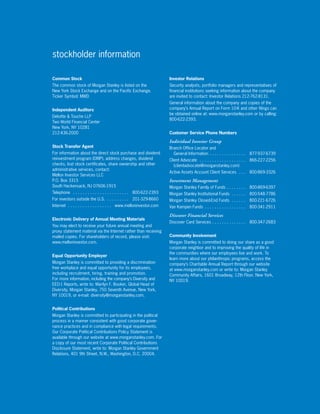 morgan stanley  Annual Reports 2004 