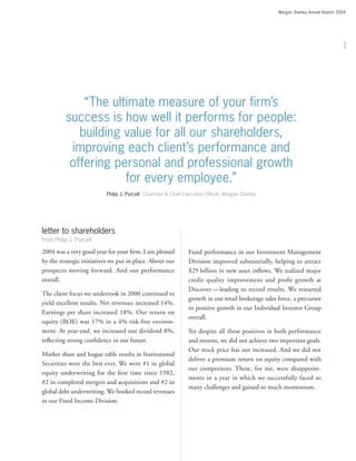morgan stanley  Annual Reports 2004 