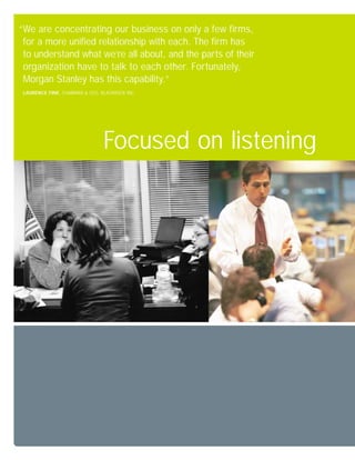 morgan stanley Annual Reports 2001