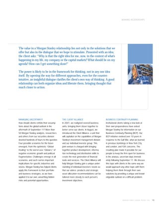 morgan stanley Annual Reports 2001