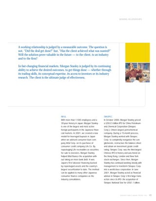 morgan stanley Annual Reports 2001