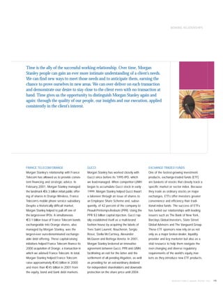 morgan stanley Annual Reports 2001