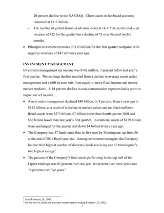 morgan stanley Earnings Archive2002 1st