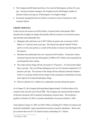 morgan stanley Earnings Archive 2001 3rd 