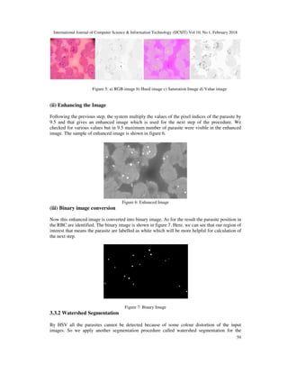DETECTION OF MALARIA PARASITE IN GIEMSA BLOOD SAMPLE USING IMAGE ...