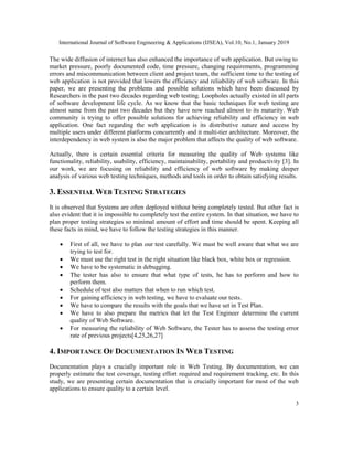 A Reliable and an Efficient Web Testing System | PDF