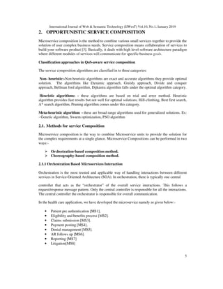 SELECTION MECHANISM OF MICRO-SERVICES ORCHESTRATION VS. CHOREOGRAPHY | PDF