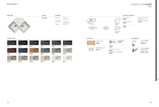 EURO
                                                                                                                                                                                                                                                                                               classic




EURO C-200                                          Article no.                 Installation                                                                                                                                          Installation accessories

                                                    EUR C 200                   Installation:   topmount,                                                                                                           591               Manual drain kit                  Clamps for substructure




                                                                                                                        225
                                                                                                undermount                                                                                                                            629348                            required for




                                                                                                                                                                                                                                480
                                                                                                                                                                                                           R2




                                                                                                                                               500
                                                                                                                                                                                                                4




                                                                                                                                                                                                     810
                                                                                Base Cabinet:   -                                                                                                                                                                       undermount installation




                                                                                                                 830
                                                                                                                        28                                                                                  24            R4
                                                                                Corner Unit:    special corner               5                                                                             R                0         Automatic drain kit               6.3016 / 11




                                                                                                                       37
                                                                                                unit necessary                                                                                                                        629349




                                                                                                                        5
                                                                                                                                                                                                       For topmount
                                                                                Handing:        reversible                         830                                                                 installation
                                                                                                                                                                                                                                      Syphon
                                                                                                                                                                                                                    810
                                                                                                                                 429     369                           369   429                                                      629229




                                                                                                                                                                                                           45




                                                                                                                                                                                                                                480
                                                                                                                                                                                                           R3




                                                                                                                       200




                                                                                                                                                     200




                                                                                                                                                                                                           °
                                                                                                                                                                                                                     23,5




                                                                                                                                                                                   308
                                                                                                                                                                                                                2




                                                                                                                                                                                                      591

                                                                                                                                                                                                        2
                                                                                                                                                                                                     R3


                                                                                                                                                                                                                      R1
                                                                                                                                                                                                                          2
                                                                                                                                                                                                       For undermount
                                                                                                                                                                                                       installation




Available colours                                                                                                Accessories                                                                                                                                Tap suggestion

                                                                                                                                                     Chopping board,                                                  comfotouch                                             SCHOCK LUNO
                                                                                                                                                     bamboo                                                           629830                                                 chrome




                                                                                                                                                                                                                                                                                                         Trend
                                                                                                                                                     629044                                                                                                                  587000 CHR

Nero (13)           Lava (40)    Onyx (10)      Inox (12)         Titanium (50)                 Mocha (63)                                                                               LED light
Solid               Structured   Metallic       Metallic          Metallic                      Solid                                                                                    629024
                                                                                                                                                     Wire basket, chrome
                                                                                                                                                     (for Euro C-200)                                                                                                        SCHOCK SC-200
                                                                                                                                                     629173                              SCHOCK Easy Care Set
                                                                                                                                                                                         629018                                                                              with pull-out spout
                                                                                                                                                                                         SCHOCK Easy Care Brightener                                                         592120 + colour
Copper (09)         Aqua (05)    Cayenne (11)   Croma (49)        Arena (47)                    Alumina (04)                                                                             629019
Metallic            Solid        Metallic       Metallic          Structured                    Metallic




Sabbia (58)         Terra (38)   Pera (56)      Colorado (08)     Pietra (60)                   Alpina (07)
Structured          Structured   Structured     Solid             Metallic                      Solid




                                                                                                                                                                                                                                                                                                                 EURO
204                                                                                                                                                                                                                                                                                                205
 