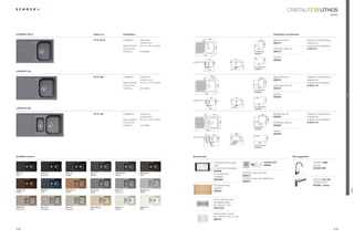 LITHOS
                                                                                                                                                                                                                                                                                    classic




LITHOS D-100 S                                      Article no.                 Installation                                                                                                                               Installation accessories
                                                                                                                                          380
                                                    LIT D 100 S




                                                                                                                              60
                                                                                Installation:   topmount,                                                                                                400               Manual drain kit                  Clamps for substructure
                                                                                                undermount                             35                                                                                  629314                            required for




                                                                                                                                                                                                               480
                                                                                Base Cabinet:   40 cm / 15.75 inches                                                                               0                                                         undermount installation
                                                                                                                                                                                                 R1




                                                                                                                                                        500
                                                                                Corner Unit:    –                                                                                                      770                 Automatic drain kit               6.3016 / 8
                                                                                Handing:        reversible                                                                                       For topmount              629313
                                                                                                                                                                                                 installation
                                                                                                                               790
                                                                                                                                                                                                                           Syphon




                                                                                                                                                                                                 R4




                                                                                                                                                                                                               485
                                                                                                                                          319                                  421                                         629229




                                                                                                                                                                                                   0
                                                                                                                                       205
                                                                                                                                                                                                       775




                                                                                                                                                                                      312
                                                                                                                                                                                                 For undermount
                                                                                                                                                                                                 installation
                                                                                                                                            400
LITHOS D-100
                                                                                                                                                408
                                                    LIT D 100                   Installation:   topmount,                                         282                                                    450               Manual drain kit                  Clamps for substructure




                                                                                                                               67
                                                                                                undermount                                                                                                                 629314                            required for




                                                                                                                                                                                                                   480
                                                                                Base Cabinet:   45 cm / 17.72 inches                                                                                                                                         undermount installation
                                                                                                                                                                                                  R10




                                                                                                                                                          500
                                                                                Corner Unit:    –                                                                                                                          Automatic drain kit               6.3016 / 10
                                                                                                                                                                                                     840
                                                                                Handing:        reversible                                                                                                                 629313
                                                                                                                                                                                                 For topmount
                                                                                                                                                                                                 installation
                                                                                                                                    860                                                                                    Syphon




                                                                                                                                                                                                                                                                                              Trend
                                                                                                                                             347                               421                 R40
                                                                                                                                                                                                                           629229




                                                                                                                                                                                                                   485
                                                                                                                                          205




                                                                                                                                                                                     312
                                                                                                                                                                                                       845
                                                                                                                                                                                                 For undermount
LITHOS D-150                                                                                                                                 450                                                 installation




                                                                                                                                66,5
                                                    LIT D 150                   Installation:   topmount,                                          403                                                       600           Manual drain kit                  Clamps for substructure
                                                                                                undermount                                                                                                                 629304                            required for




                                                                                                                                                                                                                     480
                                                                                Base Cabinet:   60 cm / 23.62 inches                                                                                                                                         undermount installation
                                                                                                                                                                                                  R10




                                                                                                                                                                500
                                                                                Corner Unit:    –                                                                                                                          Automatic drain kit               6.3016 / 10
                                                                                                                                                                                                        980
                                                                                Handing:        reversible                                                                                                                 629305
                                                                                                                                                                                                 For topmount
                                                                                                                                                                                                 installation
                                                                                                                                    1000
                                                                                                                                                                                                                           Syphon
                                                                                                                                                                               421
                                                                                                                                    161            340                         299
                                                                                                                                                                                                                           629229
                                                                                                                                                                                                   R40




                                                                                                                                                                                                                     485
                                                                                                                                    149


                                                                                                                                                205




                                                                                                                                                                                     314
                                                                                                                                                                                                        985
                                                                                                                                                600                                              For undermount
                                                                                                                                                                                                 installation




Available colours                                                                                                      Accessories                                                                                                               Tap suggestion

                                                                                                                                                      Chopping board, glass,                                   comfotouch                                         SCHOCK SIMI
                                                                                                                                                      solid,                                                   629830                                             chrome
                                                                                                                                                      for topmount installation                                                                                   501000 CHR
                                                                                                                                                      629036
Nero (13)           Lava (40)    Onyx (10)      Inox (12)         Titanium (50)                 Mocha (63)                                            for undermount                   SCHOCK Easy Care Set
Solid               Structured   Metallic       Metallic          Metallic                      Solid                                                                                  629018
                                                                                                                                                      installation
                                                                                                                                                      629036U                          SCHOCK Easy Care Brightener                                                SCHOCK SC-100
                                                                                                                                                                                       629019
                                                                                                                                                      Chopping board,                                                                                             591000 + colour
                                                                                                                                                      bamboo




                                                                                                                                                                                                                                                                                                      LITHOS
Copper (09)         Aqua (05)    Cayenne (11)   Croma (49)        Arena (47)                    Alumina (04)
Metallic            Solid        Metallic       Metallic          Structured                    Metallic
                                                                                                                                                      629044


                                                                                                                                                      Acrylic strainer bowl,
                                                                                                                                                      transparent grey
                                                                                                                                                      (for Lithos D-150)
Sabbia (58)         Terra (38)   Pera (56)      Colorado (08)     Pietra (60)                   Alpina (07)                                           62912448
Structured          Structured   Structured     Solid             Metallic                      Solid

                                                                                                                                                      Wire basket, chrome
                                                                                                                                                      (for Lithos D-100, D-150)
                                                                                                                                                      629172



218                                                                                                                                                                                                                                                                                    219
 