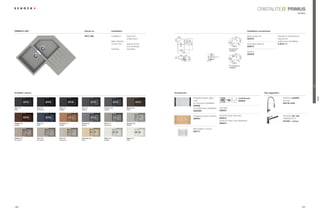 PRIMUS
                                                                                                                                                                                                                                                                             modern




PRIMUS C-200                                        Article no.                 Installation                                                                                                                          Installation accessories

                                                    PRI C 200                   Installation:   topmount,               225                                                                         810               Manual drain kit                  Clamps for substructure
                                                                                                undermount                                                                                                            629372                            required for




                                                                                                                  225




                                                                                                                                                                                                                480
                                                                                                                                                                                                    R1
                                                                                                                                          500
                                                                                Base Cabinet:   –                                                                                                                                                       undermount installation




                                                                                                                                                                                                        0
                                                                                                                                                                                         810
                                                                                                                                                                                        591
                                                                                                                                                                                                    0      R2




                                                                                                                                       840
                                                                                RUQHUÃ8QLW)Ã   special corner,                                                                                  R1          8        $XWRPDWLFÃGUDLQÃNLW               6.3016 / 11
                                                                                                unit necessary                                                                                   480                  629373
                                                                                Handing:        reversible                                                                                  For topmount
                                                                                                                          500                                                               installation
                                                                                                                             840                                                                                      6SKRQ
                                                                                                                                                                   429                              824               629229
                                                                                                                          349    341                               387                              R1




                                                                                                                                                                                               45
                                                                                                                                                                                                       0




                                                                                                                                                                                                                484
                                                                                                                  150




                                                                                                                                195




                                                                                                                                                                                         824

                                                                                                                                                                                                 °
                                                                                                                                       304




                                                                                                                                                                                        604
                                                                                                                                                                                                   0
                                                                                                                                                                                                R1




                                                                                                                                                                                                        R1
                                                                                                                                                                                                           0
                                                                                                                                                                                                484
                                                                                                                                                                                            For undermount
                                                                                                                                                                                            installation




                                                                                                                                                                                                                                                                                        Trend
Available colours                                                                                                 Accessories                                                                                                               Tap suggestion




                                                                                                                                                                                                                                                                                                PRIMUS
                                                                                                                                                Chopping board, glass,                                      comfotouch                                       6+2.ÃKARPO
                                                                                                                                                solid                                                       629830                                           chrome
                                                                                                                                                for topmount installation                                                                                    593120 CHR
                                                                                                                                                629036
Nero (13)           Lava (40)    Onyx (10)      Inox (12)         Titanium (50)                 Mocha (63)                                      for undermount installation   /('ÃOLJKWÃÃ
Solid               Structured   Metallic       Metallic          Metallic                      Solid                                                                         629024
                                                                                                                                                629036U

                                                                                                                                                Chopping board, bamboo        6+2.Ã(DVÃDUHÃ6HW                                                           6+2.ÃSC-100
                                                                                                                                                629044                        629018
                                                                                                                                                                              6+2.Ã(DVÃDUHÃ%ULJKWHQHU                                                    591000 + colour
Copper (09)         Aqua (05)    Cayenne (11)   Croma (49)        Arena (47)                    Alumina (04)                                                                  629019
Metallic            Solid        Metallic       Metallic          Structured                    Metallic

                                                                                                                                                Wire basket, chrome
                                                                                                                                                629171


Sabbia (58)         Terra (38)   Pera (56)      Colorado (08)     Pietra (60)                   Alpina (07)
Structured          Structured   Structured     Solid             Metallic                      Solid




140                                                                                                                                                                                                                                                                               141
 