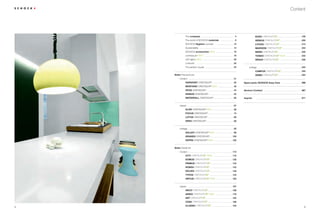 Content




              The company                                   4              EURO             ®
                                                                                                                     198
              The world of SCHOCK materials                 6              GENIUS                   ®
                                                                                                                     206
              SCHOCK Hygiene concept                       12              LITHOS               ®
                                                                                                                     214
              Sustainability                               14              MADISON                          ®
                                                                                                                     222
              SCHOCK accessories NEW                       16              NEMO             ®
                                                                                                                     228
              comfotouch NEW                               18              TONDO                ®
                                                                                                        NEW          232
              LED lights NEW                               20              VENUS                ®
                                                                                                                     236
              Colourful                                    22
              The perfect couple                           24        cottage                                         245
                                                                                                        ®
                                                                           CAMPUS                                    246
    Sinks PremiumLine                                                      GEMO             ®
                                                                                                                     252
        modern                                             31
                                                   ®
              HORIZONT CRISTADUR                           32    Spare parts / SCHOCK Easy Care                      256
              MONTANO CRISTADUR® NEW                       40
              OPUS CRISTADUR®                              44    Service / Contact                                   267
                                       ®
              SIGNUS CRISTADUR                             52
                                                       ®
              WATERFALL CRISTADUR                          60    Imprint                                             271


        classic                                            67
                                   ®
              ALIVE CRISTADUR NEW                          68
                                       ®
              FOCUS CRISTADUR                              74
              LOTUS CRISTADUR®                             80
                                   ®
              VERO CRISTADUR                               88


        cottage                                            95
              GALAXY CRISTADUR® NEW                        96
                                               ®
              GRANDO CRISTADUR                             100
                                       ®
              SUPRA CRISTADUR NEW                          106


    Sinks TrendLine
        modern                                             115
                                   ®
              CITY                     NEW                 116
                                               ®
              DOMUS                                        126
                                               ®
              PRIMUS                                       134
                                               ®
              RONDA                                        142
                                               ®
              SOLIDO                                       146
                                           ®
              TYPOS                                        154
                                               ®
              VIRTUS                               NEW     162


        classic                                            167
                                       ®
              ARCO                                         168
                                           ®
              ARIDO                            NEW         176
                                   ®
              ART                                          182
                                       ®
              CASA                                         188
                                                   ®
              CLASSIC                                      194
2                                                                                                                     3
 
