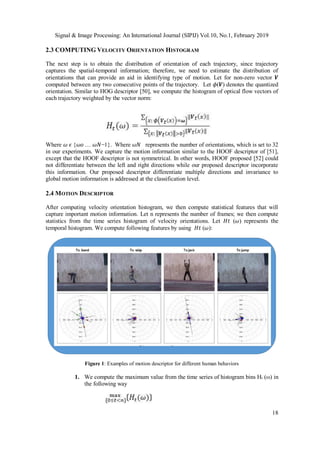 Characterizing Human Behaviours Using Statistical Motion Descriptor | PDF