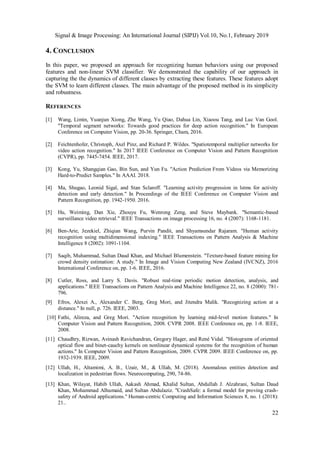 Characterizing Human Behaviours Using Statistical Motion Descriptor | PDF