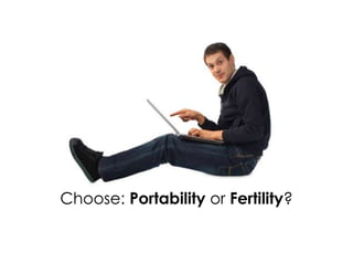 Choose: Portability or Fertility?
 