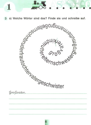 3 a) Welche Wörter sind das? Finde sie und schreibe auf.
ister
6
 