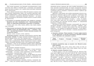 222 Усі уроки української мови в 10 класі. Профіль — українська філологія 223І семестр. Лексикологія української мови
Такі схеми показують, що значення полісемантичного слова
пов’язані між собою в сучасній мові, а значення слів-омонімів
таких зв’язків не мають, хоч і можуть бути пов’язані генетично
(За Л. Лисиченко).
Отже, явище полісемії являє собою об’єднання в одному слові
двох схожих семантичних ознак, які склалися внаслідок пере-
несення найменувань з одного предмета на інший на основі схо-
жості, суміжності, однотипних функцій. Омонімія — це позна-
чення тотожними за звучанням словами нічим не схожих понять
(С. Дорошенко).
2. Установіть усі значення наведених слів, увівши їх у речення.
Визначте, які з них є омонімами, а які — багатозначними. По-
ясніть, як практично розрізняють полісемію та омонімію.
Голова, доля, коса, міна, корінь, робота, віра, віраж, форма,
стан, штучний.
3. Лінгвістичне дослідження. Два друга засперечалися на уроці.
Перший сказав, що нижченазвані слова — омоніми, а дру-
гий — що вони багатозначні. З’ясуйте значення поданих слів
та розсудіть друзів.
Патрон, плита, полум’я, потяг, прем’єр.
Коментар учителя. Звичайно визначаються лексичні омо-
німи повні і неповні. У повних омонімів омонімічними є всі гра-
матичні форми таких слів. Так, іменник хром — «хімічний еле-
мент» і хром — «сорт вичиненої шкіри» належать до одного роду,
одного типу відмінювання, обидва вживаються тільки в однині
і мають тотожний звуковий склад у всіх граматичних формах.
Омоніми, у яких не всі граматичні форми мають однаковий
фонемний склад, називаються неповними омонімами (За Л. Ли-
сиченко).
До неповних омонімів належать:
1) Омофони — це слова, у яких однаковим є тільки звучання,
а значення й написання різні: сонце — сон це, Орел — орел.
2) Омографи — це слова, у яких однаковим є тільки написання,
а звучання і значення різні: замок — замок.
3) Омоформи — це однакові форми слів. Це збіг форм слів тільки
в одному якомусь граматичному значенні: у називному від-
мінку (дорога і дорога), три (числівник) і три (дієслово у на-
казовому способі) (З посібника).
Крім внутрішньомовних омонімів, існують і міжмовні омо-
німи — слова, що в різних мовах (особливо в близьких за похо-
дженням) звучать однаково або дуже подібно (відповідно до за-
кону звукових відповідностей), але мають неоднакове лексичне
значення, як, наприклад, українське неділя «сьомий день тижня»,
і російське неделя «тиждень»; українське правий і сербське пра-
вий «прямий» тощо.
Зрештою, слова різних мов своїми значеннями ніколи не на-
кладаються повністю одне на одного (виняток становлять хіба
що наукові терміни). Наприклад, російське слово сердце має
значення: 1. «центральний орган кровообігу»; 2. «символ по-
чуттів»; 3. «центр чого-небудь»; 4. рідко — «гнів». А україн-
ське слово серце, крім того, ще означає: 5. «ласкаве звертання
до кого-небудь»; 6. «рухлива частина дзвона»; 7. «серединний
стрижень у стовбурі дерева».
Англійське слово genial значення «геніальний» має лише як
застаріле; звичайно ж воно означає «веселий», «добрий», «при-
вітний»; «теплий», «м’який» (про клімат). Так само англійське
magazine — це «журнал як періодичне видання», «склад зброї»,
«пороховий погріб», але не «магазин» у нашому розумінні (З ме-
режі Інтернет).
4. Заповніть таблицю «Типи омонімів». У кожну графу впишіть
по три приклади зі стислим поясненням значення кожного
слова. Значення слів записуйте в дужках.
Повні
омоніми
Омофони Омографи Омоформи
Міжмовні
омоніми
5. Знайдіть омонімічну пару до поданих слів. Визначте різно-
види омонімів.
Бал, вид, гриф, діти, ключ, ласка, мати, сонце, на став, до-
рога, пара, безкраю, дорога, поле, світи, роман, сталі, віз, поза.
6. Знайдіть омоніми. Визначте їх вид.
1. Песик шишку з лісу ніс І подряпав нею ніс. Довелось Тре-
зора звати, Щоб наклав пов’язки з вати 2. Як тільки світанок
настав, гусак чимчикує на став. 3. Він учора вранці в клас кота
приніс у ранці 4. Навесні малий потік Стрімголов униз потік.—
Ось пройду,— шумить,— між гір я,— Затоплю усе міжгір’я. Че-
рез поле і долину До людських осель полину!.. (Г. Плотников).
5. Вночі прийшов до мене… слон! Сказала мати: «Сон це». Я повто-
ряв: «Це сон, це сон…» Який це сон? Це ж сонце! (Б. Стельмах).
 