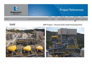 Project References




Gold   SMP Project – Oceania Gold, Gold Processing Plant
 