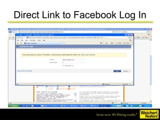 Direct Link to Facebook Log In 