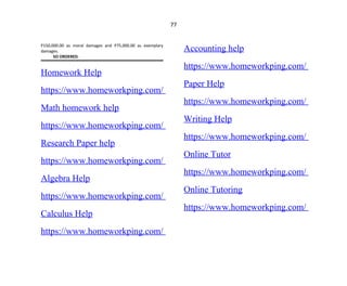 77
P150,000.00 as moral damages and P75,000.00 as exemplary
damages.
SO ORDERED.
Homework Help
https://www.homeworkping.com/
Math homework help
https://www.homeworkping.com/
Research Paper help
https://www.homeworkping.com/
Algebra Help
https://www.homeworkping.com/
Calculus Help
https://www.homeworkping.com/
Accounting help
https://www.homeworkping.com/
Paper Help
https://www.homeworkping.com/
Writing Help
https://www.homeworkping.com/
Online Tutor
https://www.homeworkping.com/
Online Tutoring
https://www.homeworkping.com/
 