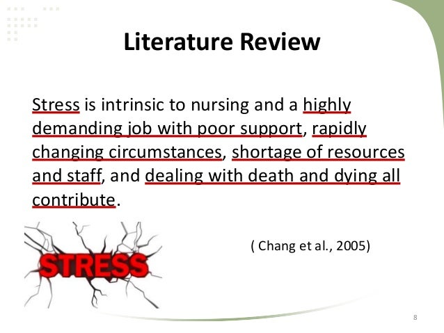 Literature review on work related stress