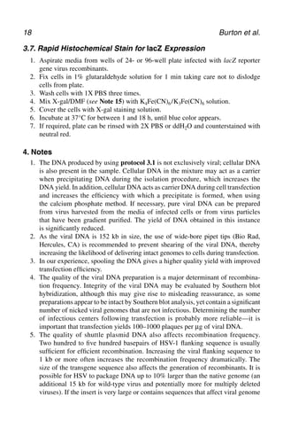 Viral Vectors for Gene Therapy Methods and Protocols 1st Edition Edward ...