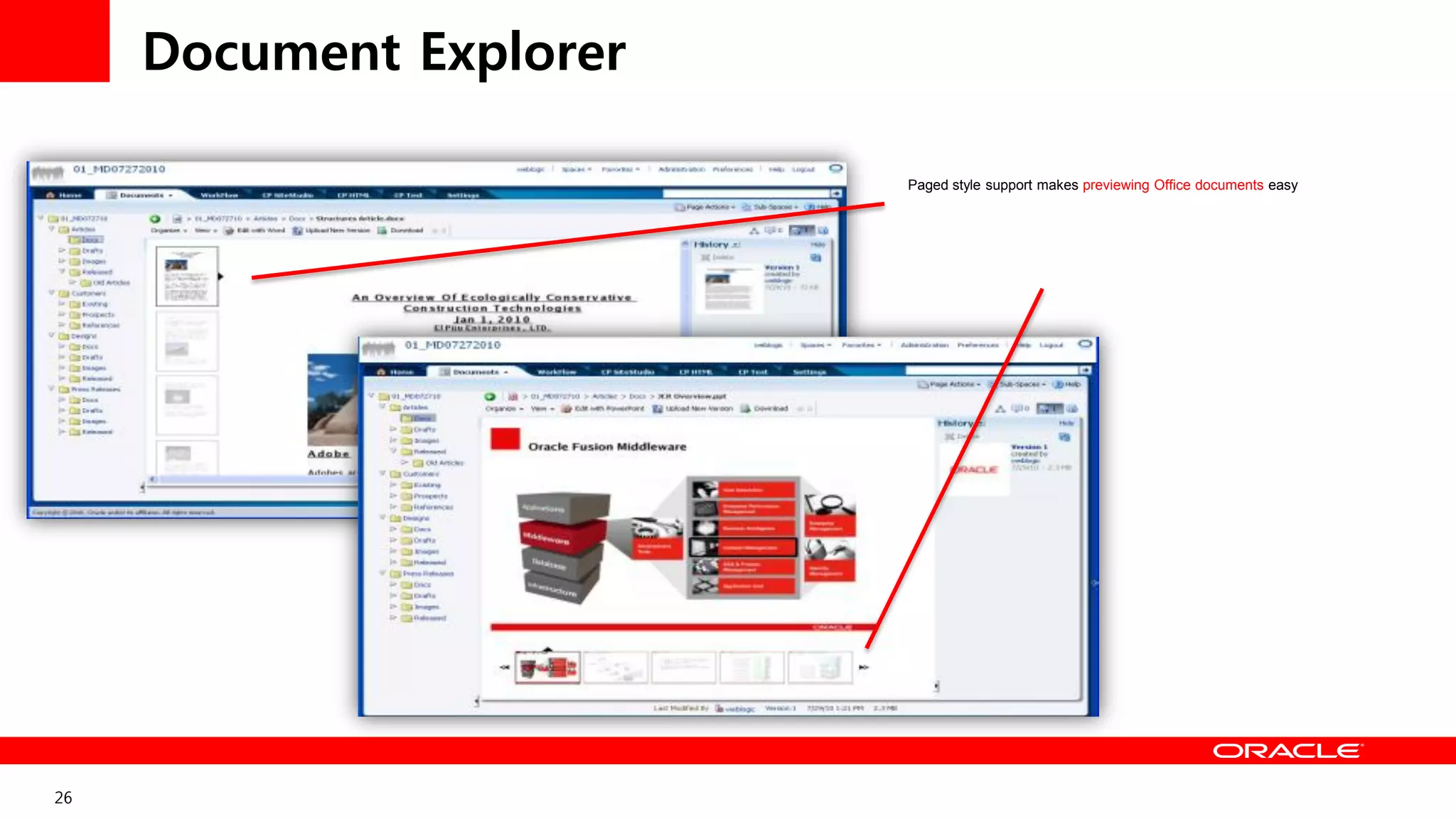 Document Explorer

                         Paged style support makes previewing Office documents easy




26
 