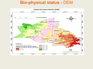 Bio-physical status -  DEM 