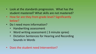Interventions for struggling Writers New Summer 2014 | PPTX