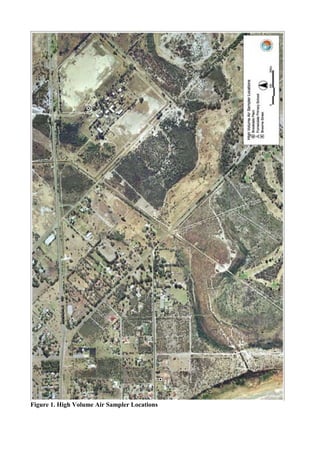 Figure 1. High Volume Air Sampler Locations
 