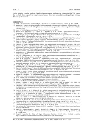 Image transmission using visible light communication in data ...
