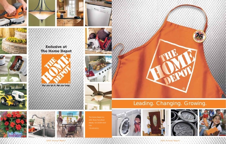 Home Depot Annual Report 2005