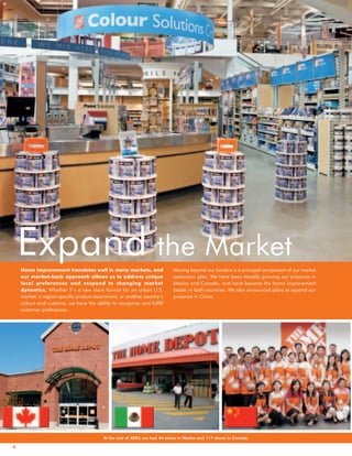 home depot Annual Report 2004