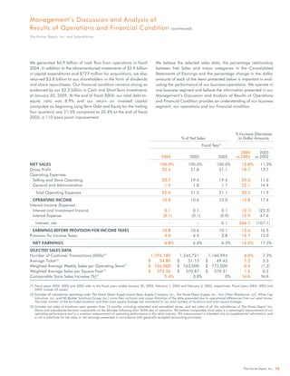 home depot Annual Report 2004