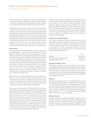 home depot Annual Report 2004