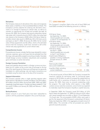 home depot Annual Report 2004