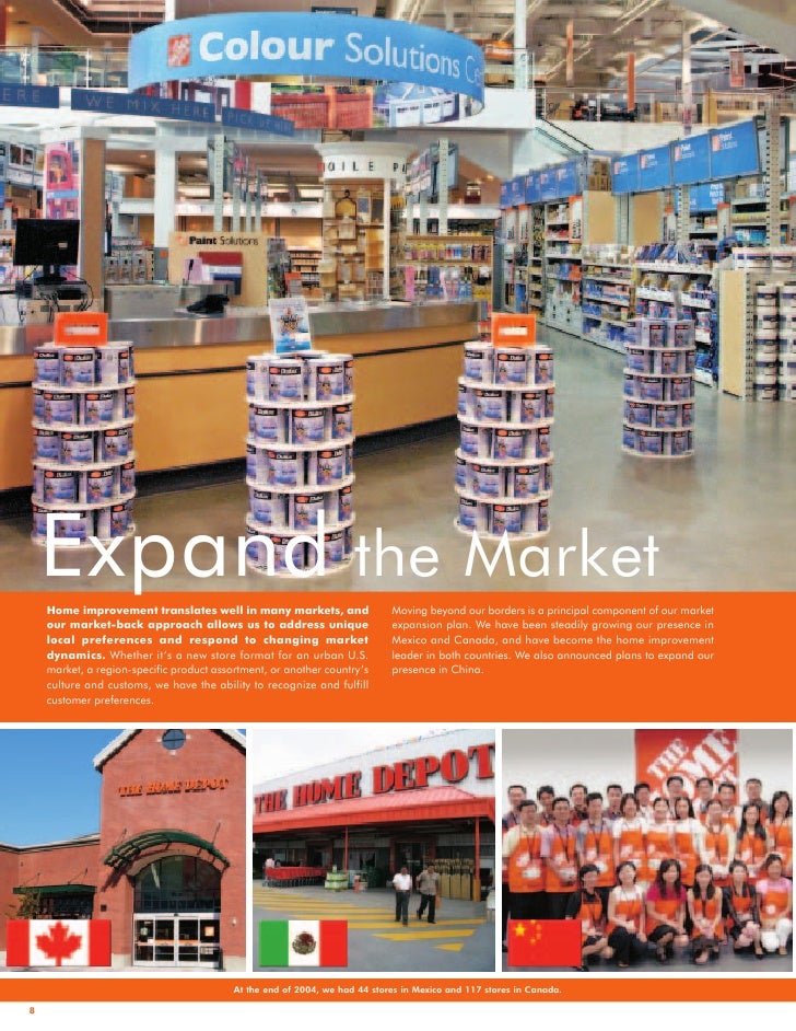 home depot Annual Report 2004