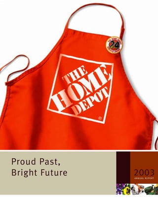 Proud Past,
Bright Future   2003
                A N N U A L R E P O RT
 