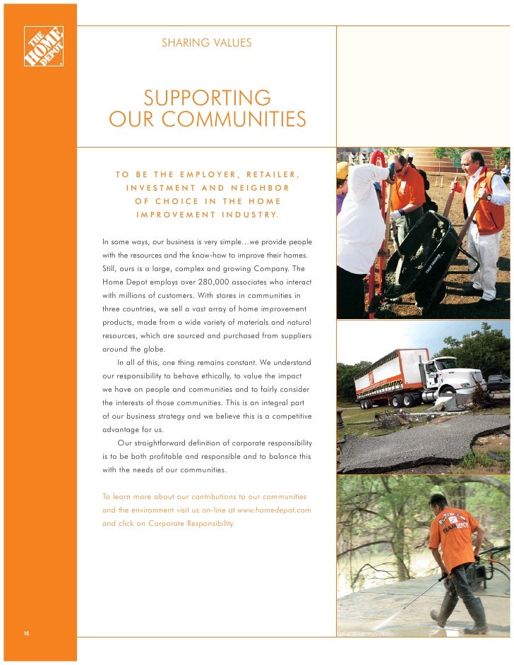 Home Depot Annual Report 2002
