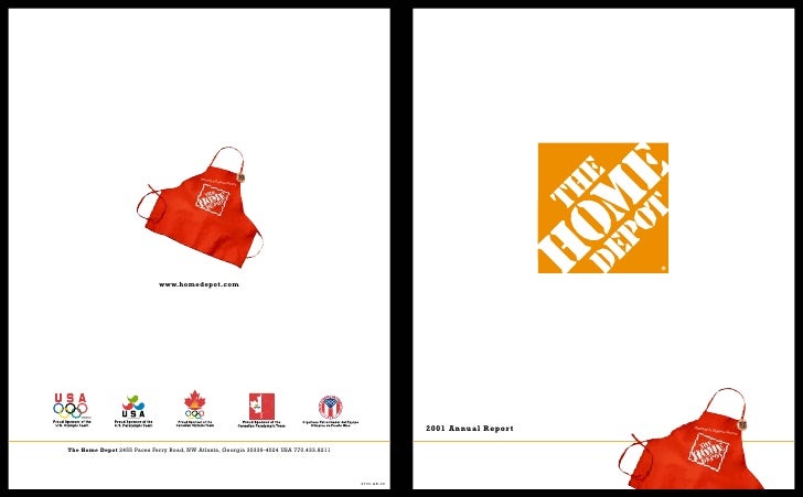 Home Depot Annual Report 2001