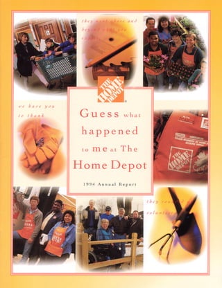 home depot Annual Report 1994