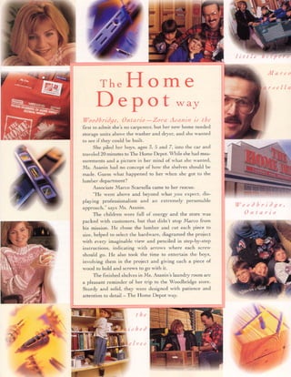 home depot Annual Report 1994